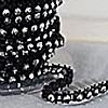 Rhinestone Mesh 30 Feet Single Row - Black Mesh
