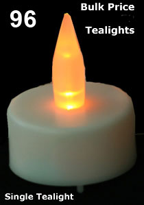 Bulk Tealights 96 Pcs with Batteries