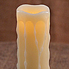 Unscented Drip 1.75 x 6 Battery Operated Candle -Timer