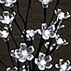 LED Cherry Tree 2 Foot Tabletop Size - 32 White Flowers