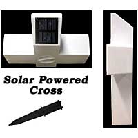 Solar Powered Cross - additional view