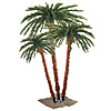 Lighted Palm Tree  4, 5 and 6 Foot Palms -  650 Clear Lights