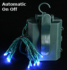 20 White Battery LED Rice Lites - 6 Hour Timer