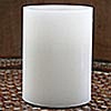 White Unscented 3x4 Battery Operated Candle -Timer
