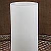 White Unscented 3x6 Battery Operated Candle -Timer