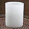 White Unscented 4x5 Battery Operated Candle -Timer