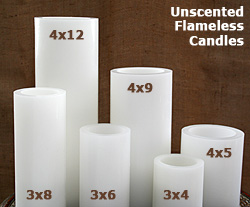 candle unscented flameless battery 3x4 timer operated 3x6 candles zoom inch tall
