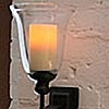 Rubbed Oil Bronze Battery Operated  Iron Scroll  Sconce