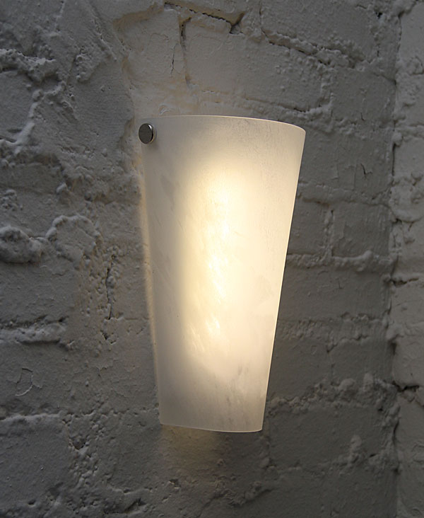 Battery Powered Wall Sconce White LED's -Waterproof - Buy Now