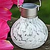 Solar Tea Lantern - Hand Blown Luminescent Glass