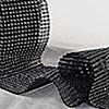 Rhinestone Mesh 30 Feet 4.75 Inch Wide - Black Mesh