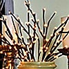 Lighted Willow Branch - 60 Bulbs - 20 Inches