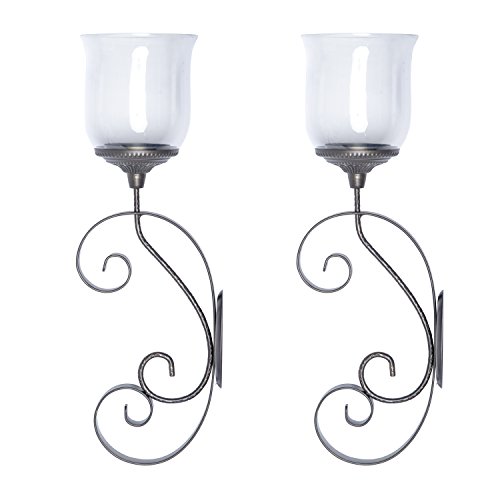 Candle Impressions Set of 2 Windsor Sconce Pillars Included 22 Inch