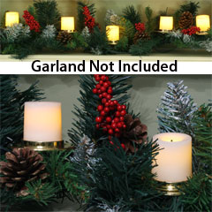 String Candles With Flickering Effect And Timer - additional view