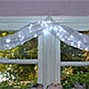Warm White LED Curtain 288 LED Lights 3 x 12 AC Power