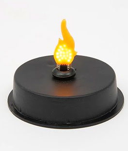 FireGlow Flame Halloween Tealight Candle Battery Operated - NEW 2025