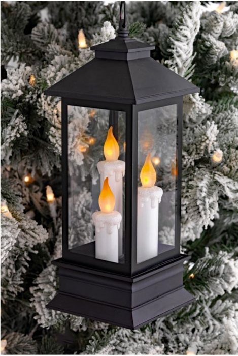 candle lantern ornament battery operated 125 inch from raz - Christmas Decorations Battery Operated Candles candle lantern ornament battery operated 125 inch from raz - Christmas Decorations Battery Operated Candles