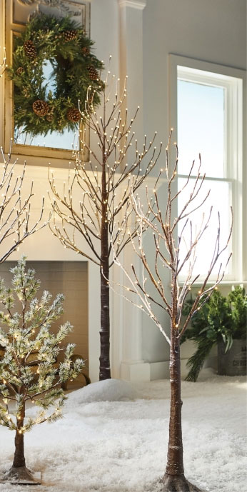 Pre-Lit LED Trees | Indoor or Outdoor Use
