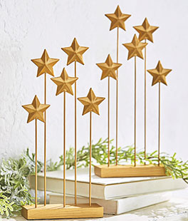 Gold Star Grove - 12 Inch Set of 2