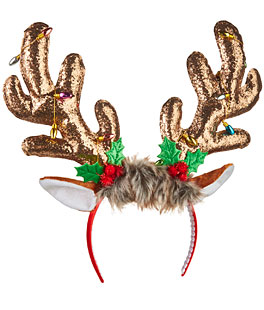 Reindeer Antler Headband - 15 Inch NEW 2022