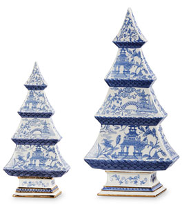 Chinoiserie Trees Set of 2 - From RAZ Imports NEW 2023