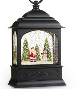 Cowboy Boot Lighted Water Lantern With Frosty The Snowman In