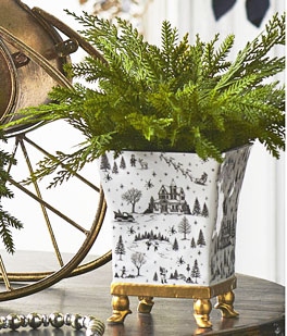 Toile Cache Pot Through The Woods 7" - NEW 2025