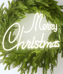 Lighted Merry Christmas Sign 20" - New 2025