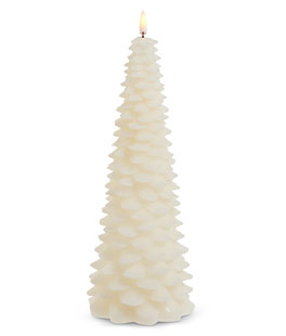 10.5" Ivory Tree LED Candle - NEW 2025