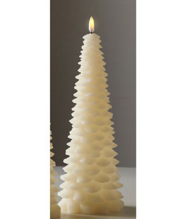 10.5" Ivory Tree LED Candle - NEW 2025