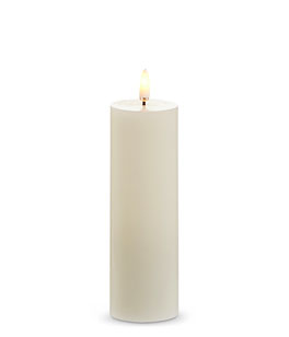 2 x 6 Inch Ivory Pillar Candle - Luminesce Flameless Candle Collection