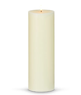 3.5 x 12 Inch Ivory Pillar Candle - Luminesce Flameless Candle Collection
