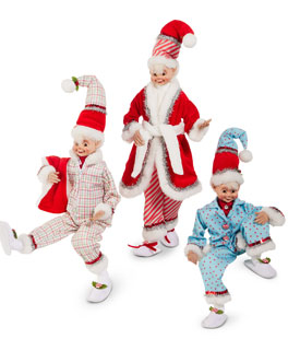 18 Inch My Merry Snowman Posable Elf Set of 3 - NEW 2026
