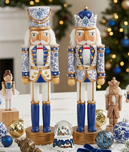 14.75" Chinoiserie Nutcrackers - Set of 2 Assorted - NEW 2026