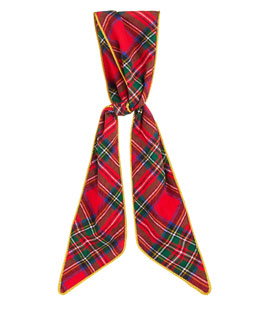 Homestead Red Plaid Wreath Sash - 60 Inch NEW 2026 From RAZ