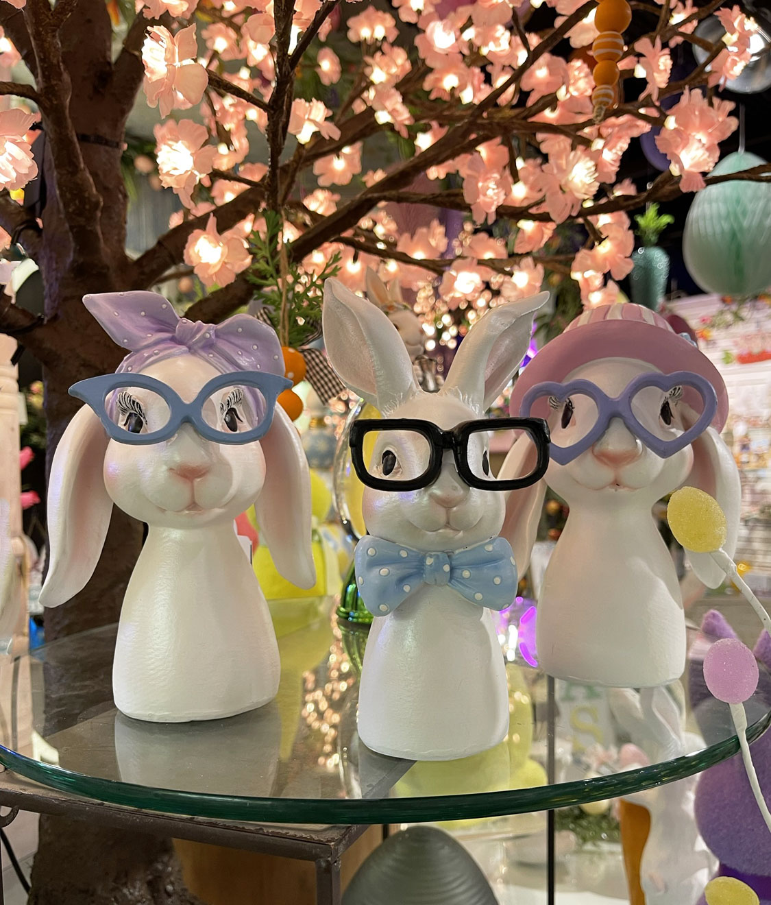 Rabbit With Glasses Planter - 15.75 Inch by RAZ Rabbit With Glasses Planter - 15.75 Inch by RAZ