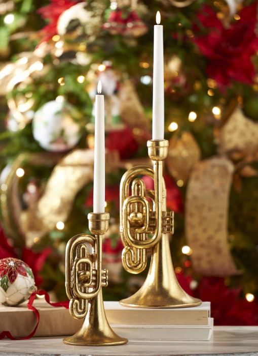 Tall christmas candle holders deals