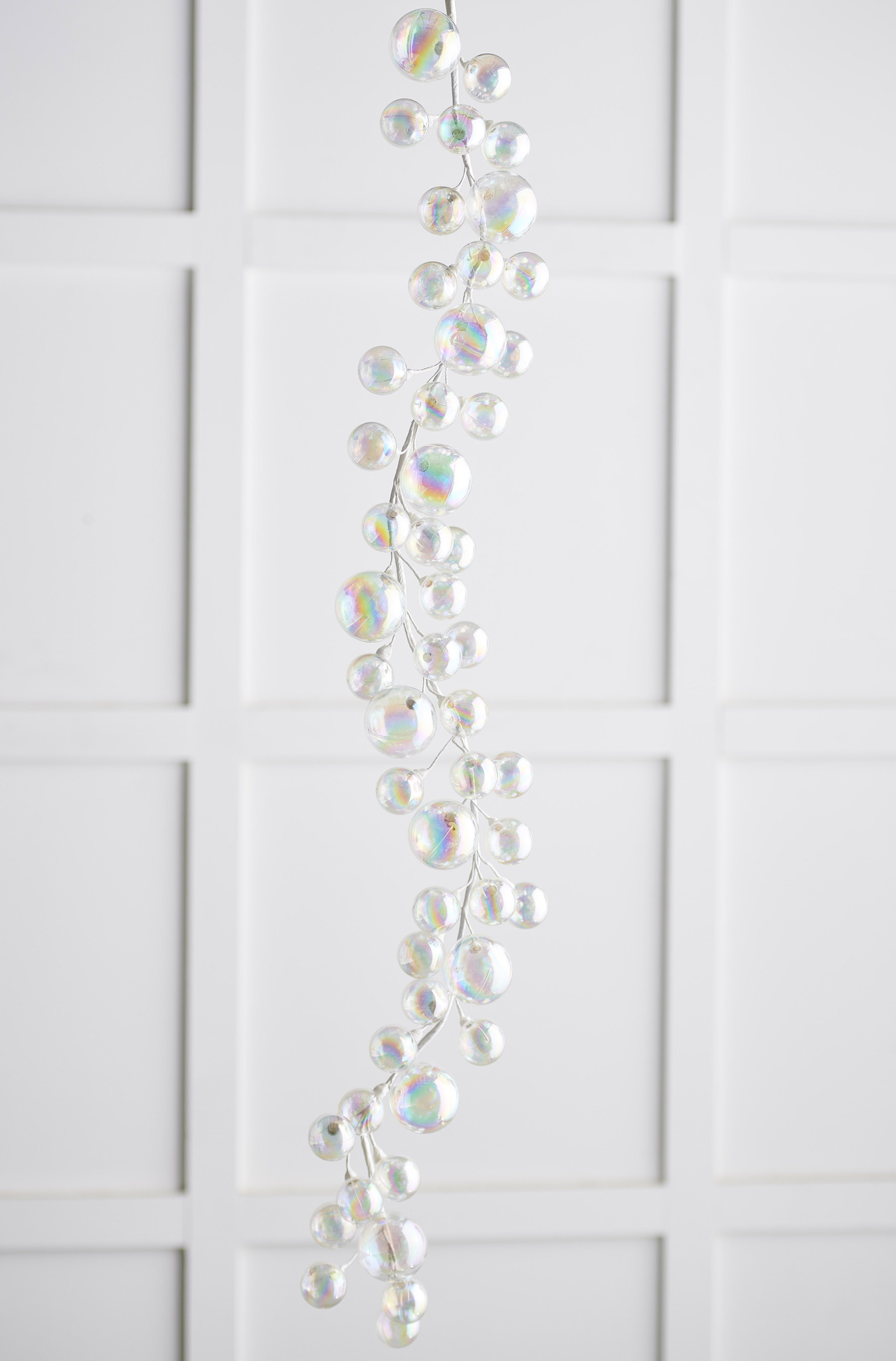 4 Foot Iridescent Ball Garland - NEW 2024