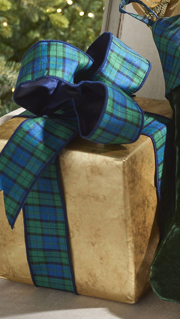 Sample Watch Ribbon Black Watch Plaid Ribbon 4
