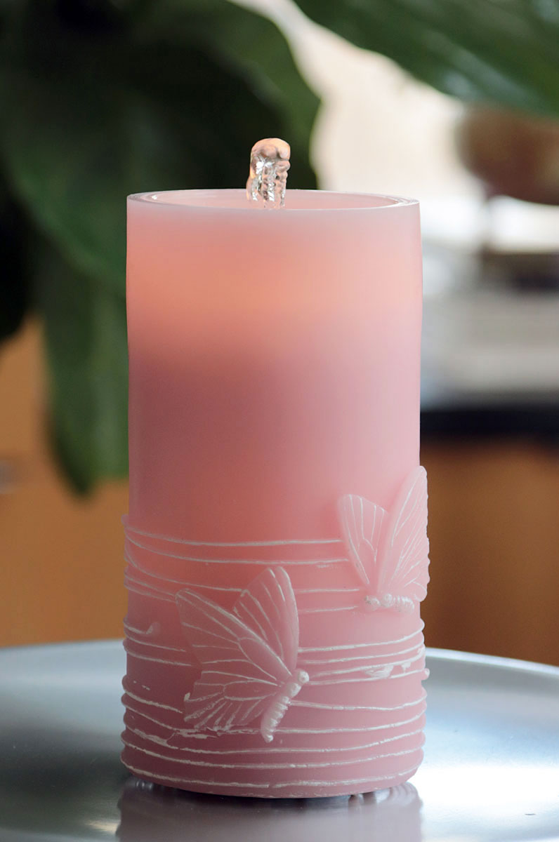 Flameless Candle Fountain Gift Essentials Wax LED Candle Fountain Flameless Candle Fountain Gift Essentials Wax LED Candle Fountain