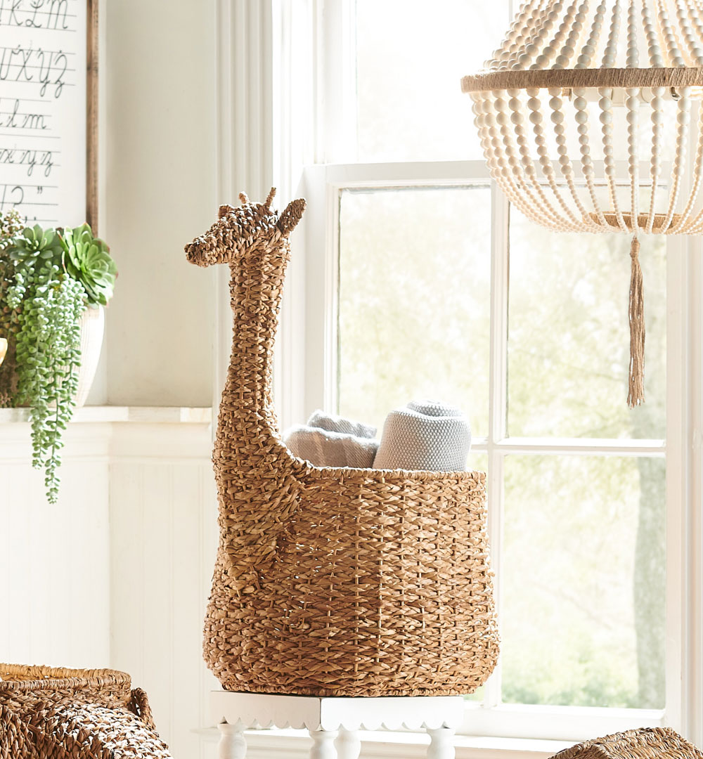 Inch Giraffe Basket NEW