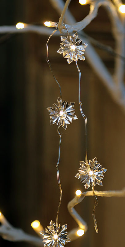 Battery operated snowflake christmas lights cheap