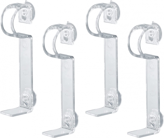 FRCOLOR 4pcs Suction Cup Candle Holders Windows Suction Cups Holder Clamps For Party