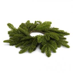 16" Cedar Mini Wreath Candle Ring - NEW 2026