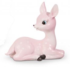 Pink Retro Deer by RAZ Imports Christmas