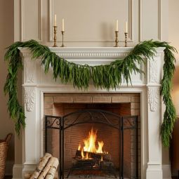 6.5 Foot Real Touch Norfolk Pine Garland - NEW 2026