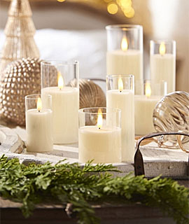 Glass Cylinder Candles