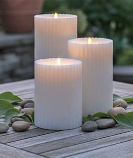 OUTDOOR FLAMELESS CANDLES