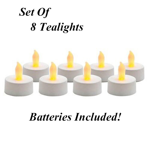 Battery Operated LED Tealights (Set of 8)