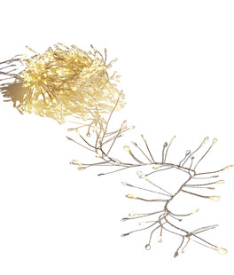 10 Foot Fairy Cluster Lights on Silver Wire - New 2025